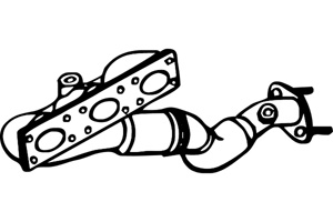 Catalytic converter i gruppen Tillflligt dolda artiklar hos  Professional Parts Sweden AB (P9749CAT)