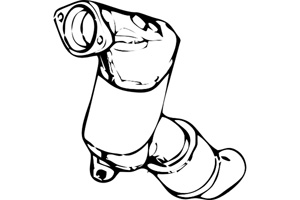 Catalytic converter in the group  at  Professional Parts Sweden AB (P9754DCAT)