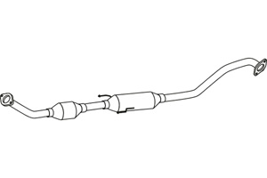 Catalytic converter i gruppen Tillflligt dolda artiklar hos  Professional Parts Sweden AB (P9780DCAT)