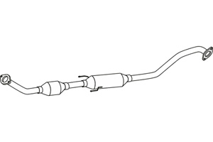 Catalytic converter i gruppen Tillflligt dolda artiklar hos  Professional Parts Sweden AB (P9781DCAT)