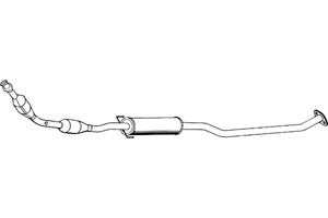 Catalytic converter in the group  at  Professional Parts Sweden AB (P9786CAT)