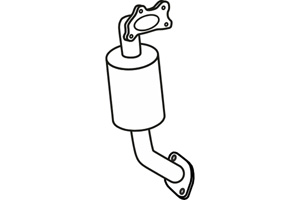 Catalytic converter i gruppen Tillflligt dolda artiklar hos  Professional Parts Sweden AB (P9792DCAT)