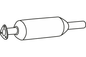 Diesel particle filter in the group Exhaust parts / Particle filter diesel at  Professional Parts Sweden AB (P9801DPF)