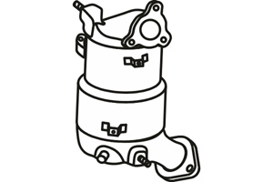 Diesel particle filter in the group Exhaust parts / Particle filter diesel at  Professional Parts Sweden AB (P9838DPF)
