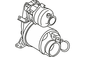 Diesel particle filter in the group Exhaust parts / Particle filter diesel at  Professional Parts Sweden AB (P9857DPF)