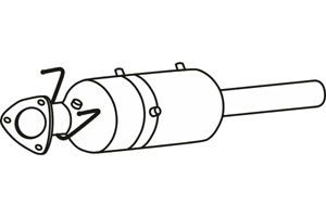 Diesel particulate filter i gruppen Tillflligt dolda artiklar hos  Professional Parts Sweden AB (P9865DPF)