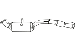Diesel particle filter in the group Exhaust parts / Particle filter diesel at  Professional Parts Sweden AB (P9867DPF)