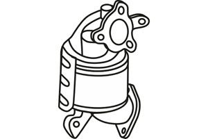 Diesel particle filter in the group Exhaust parts / Particle filter diesel at  Professional Parts Sweden AB (P9876DPF)