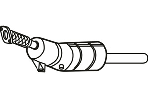 Diesel particle filter in the group Exhaust parts / Particle filter diesel at  Professional Parts Sweden AB (P9884DPF)