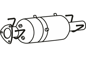 Diesel particulate filter in the group  at  Professional Parts Sweden AB (P9885DPF)