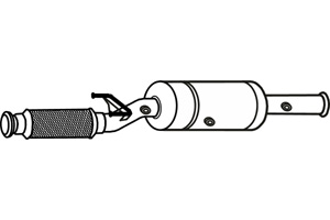 Diesel particle filter in the group Exhaust parts / Particle filter diesel at  Professional Parts Sweden AB (P9886DPF)