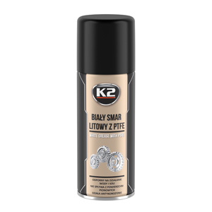 Litiumfett K2 White Grease PFTE spray 400ml in the group Car Care & Chemicals / K2 / Lubricants, Grease & Rust Remover at  Professional Parts Sweden AB (W121)