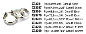 Exhaust spare part in the group  at  Professional Parts Sweden AB (X93799)