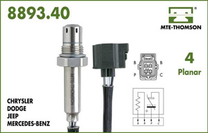 Lambda sensor in the group  at  Professional Parts Sweden AB (XL8893.40.050)