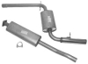 Stainless exhaust sport system in the group  at  Professional Parts Sweden AB (254370414S)