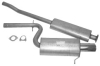Stainless exhaust sport system in the group  at  Professional Parts Sweden AB (254390001S)