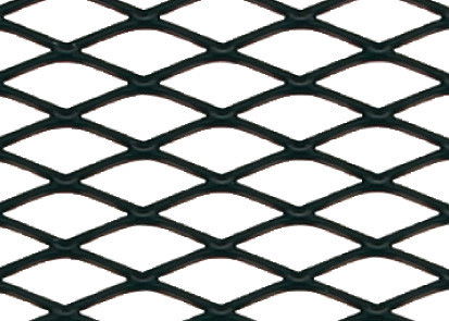 Universal Aluminium Mesh Grill Black 100x33cm