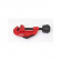 Brake line flaring tool kit with pipe cutter