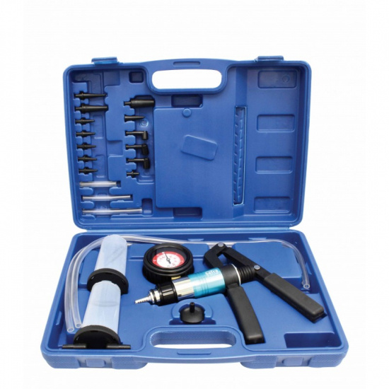 Pressure pump for deaeration and replacement of brake fluid