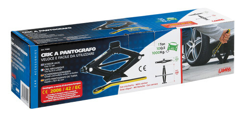 Scissor jack with ratchet - 1.000 kg