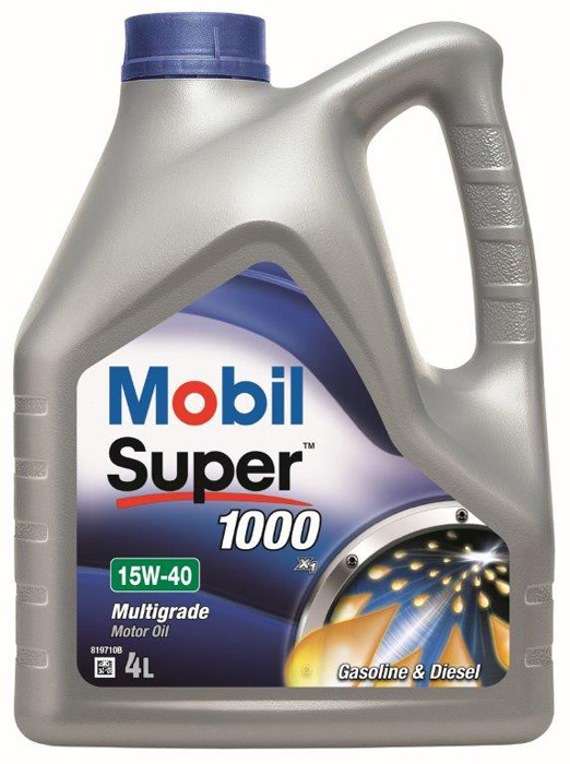 MOBIL SUPER 1000 X1 15W-40 4L