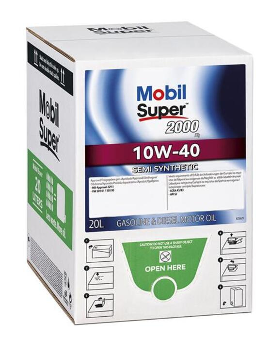 MOBIL SUPER 2000 X1 10W-40 BAG-IN-BOX-20L