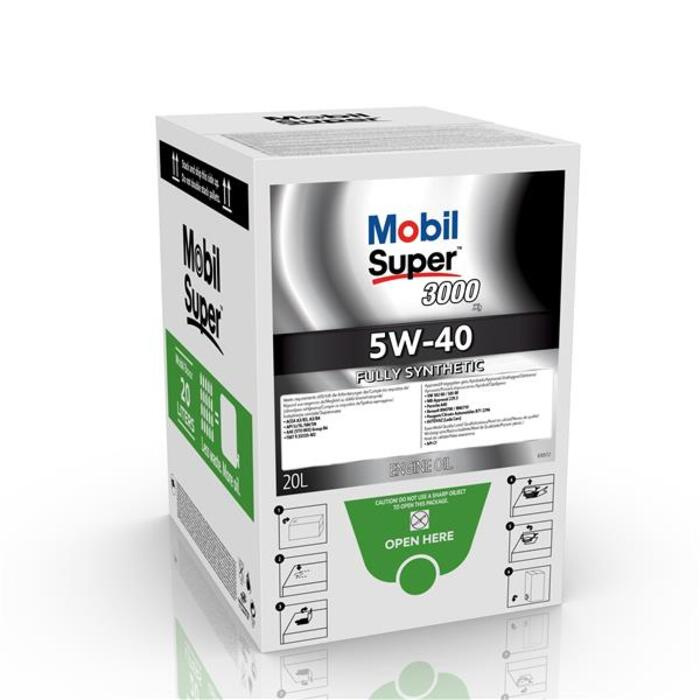 MOBIL SUPER 3000 X1 5W-40 BAG-IN-BOX-20L