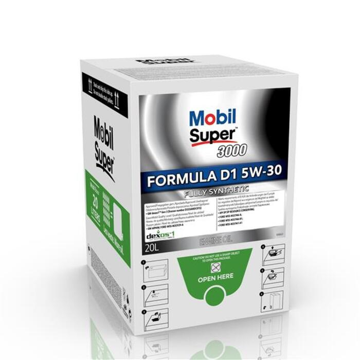MOBIL SUPER 3000 FORMULA D1 5W-30 BAG-IN-BOX-20L