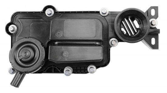 Oil trap crankcase breather