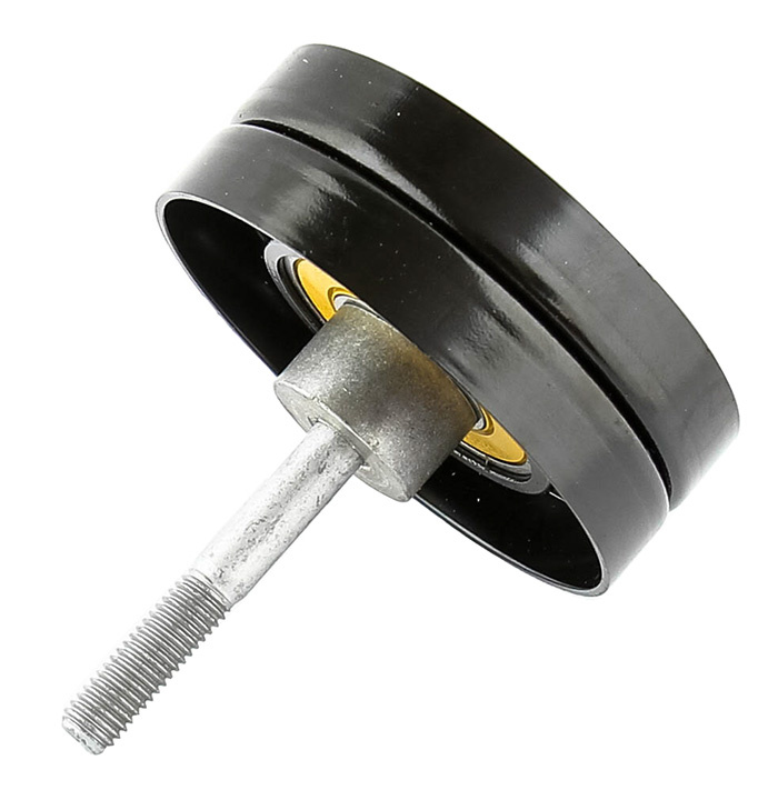 Guide pulley v-ribbed belt
