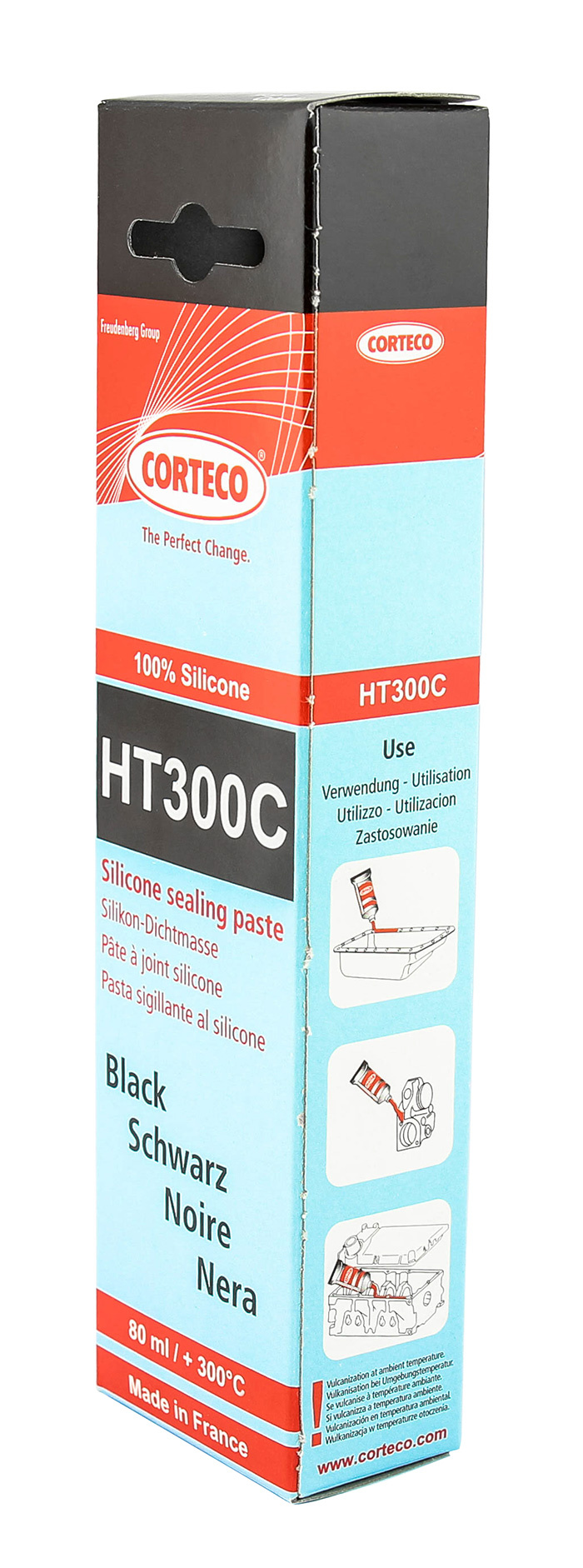 Gasket glue 300�C 80ml (black)