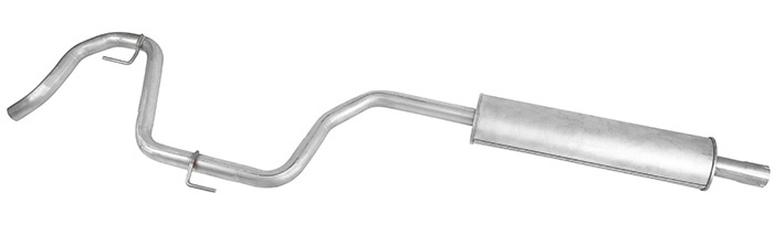 Exhaust muffler front