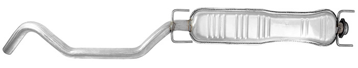 Exhaust muffler middle