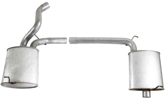 Exhaust kit SET (dual pipe) Replaced by 25434342