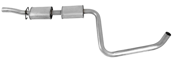 Exhaust muffler middle