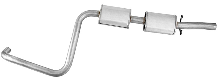 Exhaust muffler middle