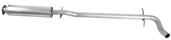 Exhaust muffler middle