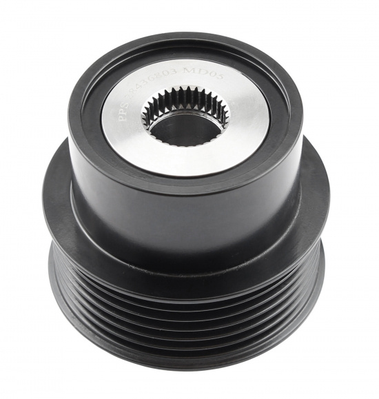 Belt pulley for alternator