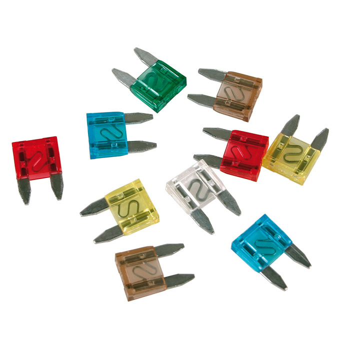 Set 10 assorted micro-blade fuses 12/32V