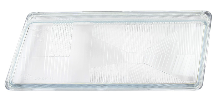 Headlamp glass left
