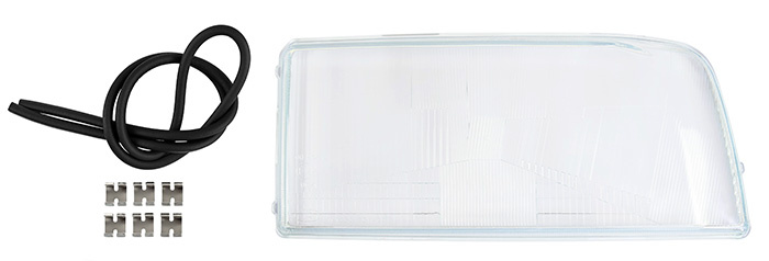 Headlamp glass right