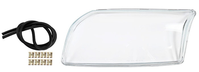 Headlamp glass left
