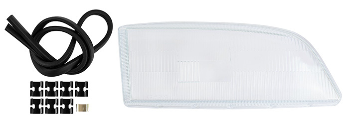 Headlamp glass USA right