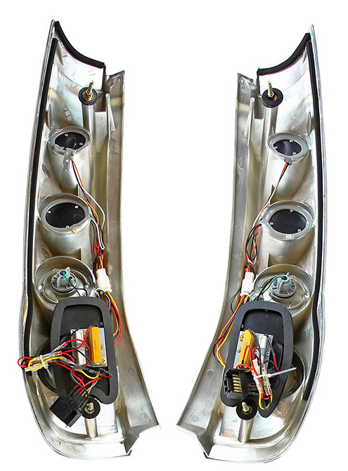 Tail lamp chrome base