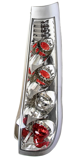Tail lamp chrome base