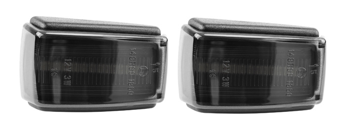 LED Side lamp Smoked lens Dynamic amber 1 pair