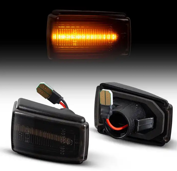 LED Side lamp Smoked lens Dynamic amber 1 pair