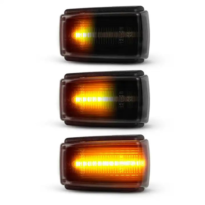 LED Side lamp Smoked lens Dynamic amber 1 pair