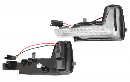 LED Mirror turn signal Clear lens Dynamic 1 pair