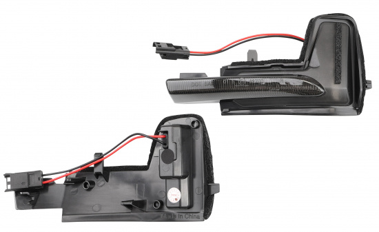 LED Mirror turn signal Smoked lens Dynamic 1 pair